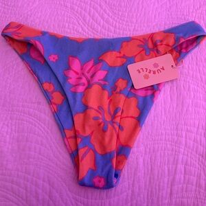 NEW aurelle swim Colorful Bikini Bottom
